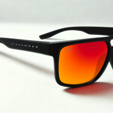 Alexander Sport XL Polarized Sunglasses (Red Mirror)