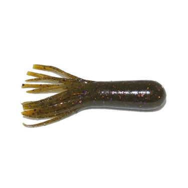 Dry Creek Baits 2.5" Stubby Tube (Green Pumpkin/Purple Copper)