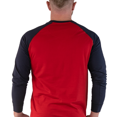 Lazy One Candy Cane Men's Long Sleeve PJ Tee Size XL