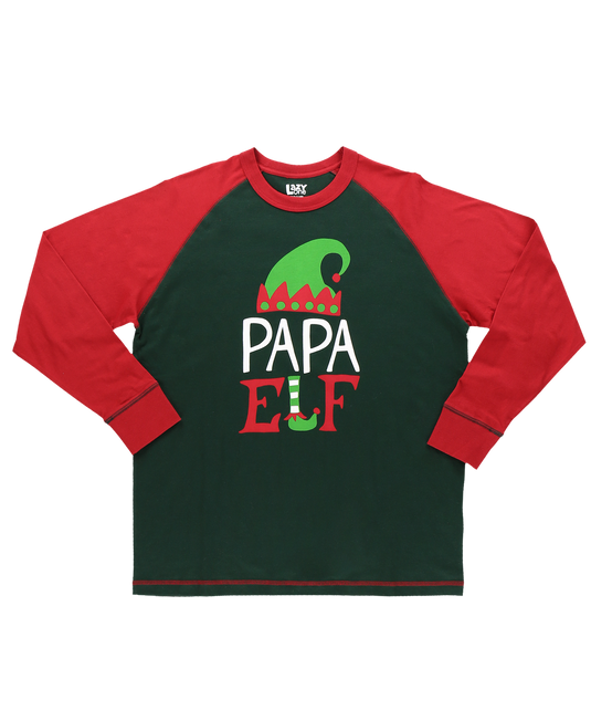 Papa Elf Long Sleeve PJ Tee Medium