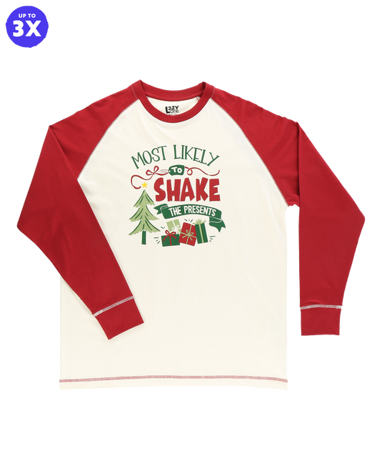 Most Likely Shake Presents Long Sleeve PJ Tee 3XL