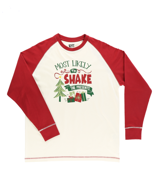 Most Likely Shake Presents Long Sleeve PJ Tee XL