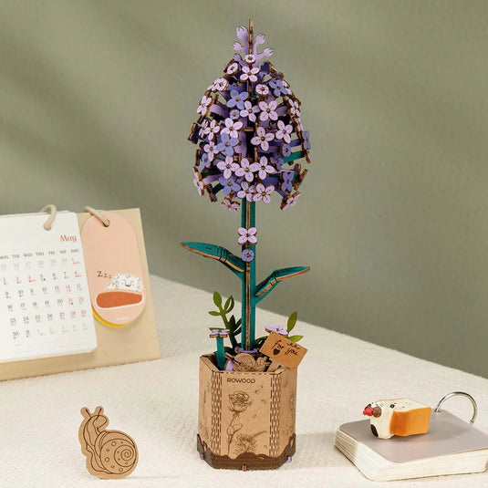 Rowood DIY Wooden Flower Lilac