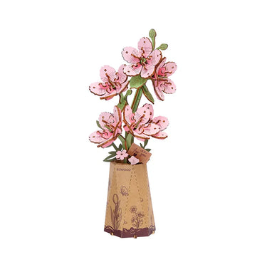 Rowood DIY Sakura Flower 3D Wooden Puzzle