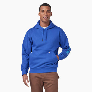 Dickies Water Repellent Sleeve Logo Hoodie (Surf Blue) Size XXL