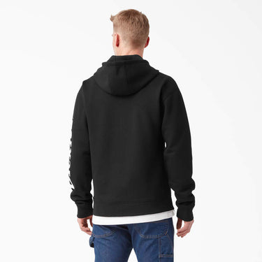 Dickies Water Repellent Sleeve Logo Hoodie (Black) Size L