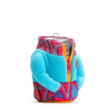 Puffin the Fleece Beverage Sleeve (Totally Teal)