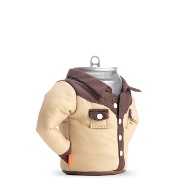 Puffin the Howdy Beverage Sleeve (Taco Tan/Chocolate)