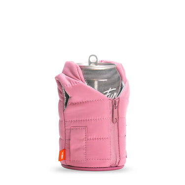 Puffin the Puffy Vest Beverage Sleeve (Dusty Rose)