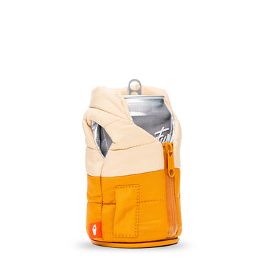 Puffin the Puffy Vest Beverage Sleeve (Honey Brown/Taco Tan)