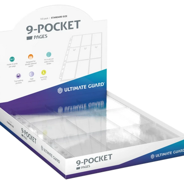 9-Pocket Pages Top-Loading (100) - Transparent
