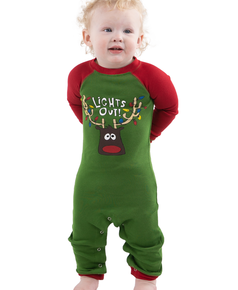 Load image into Gallery viewer, Lights Out | Infant Union Suit 6M
