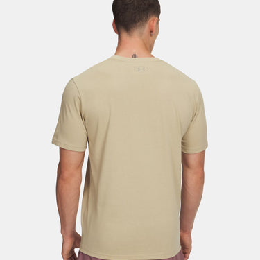 Under Armour ABC Camo Boxed Logo Men's Short Sleeve (Field Khaki/Timberwolf Taupe) Size XL