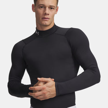 Under Armour ColdGear® Fitted Men's Mock (Black) Size L