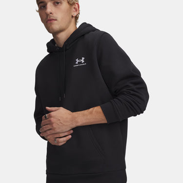 Under Armour Icon Fleece Men's Hoodie (Black/White) Size M
