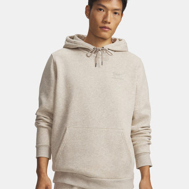 Under Armour Icon Fleece Men's Hoodie (Timberwolf Taupe Light Heather) Size M
