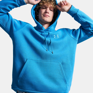 Under Armour Icon Fleece Men's Hoodie (Aegean Blue) Size L