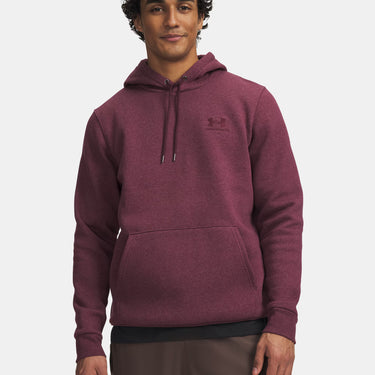 Under Armour Icon Fleece Men's Hoodie (Dark Maroon Heather) Size