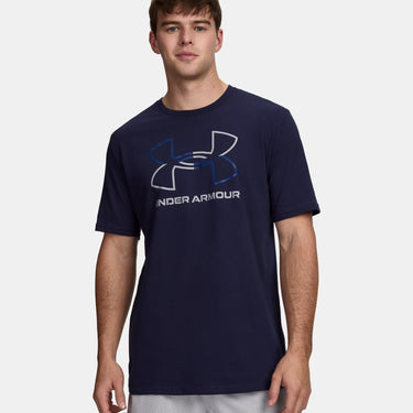 Under Armour UA Foundation Men's Short Sleeve (Midnight Navy/Royal/Mod Grey) Size L