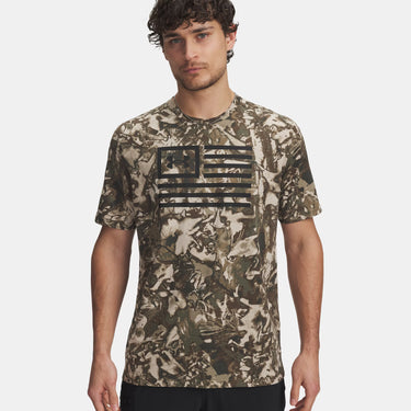 Under Armour UA Freedom Camo Men's T-Shirt (Desert Sand/Black) Size L