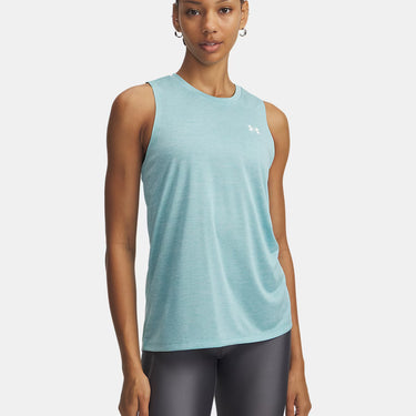 Under Armour UA Tech™ Twist Women's Tank (Blue Haze/White) Size M