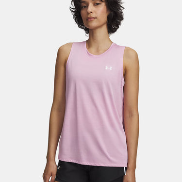 Under Armour UA Tech™ Twist Women's Tank (Pink Dawn/White) Size XL