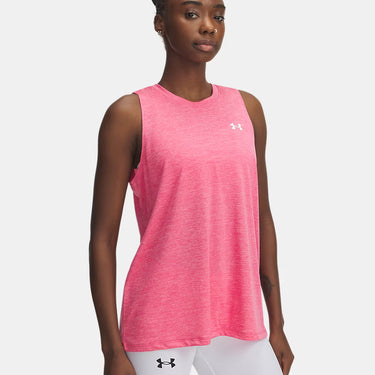 Under Armour UA Tech™ Twist Women's Tank (Super Pink/White) Size L