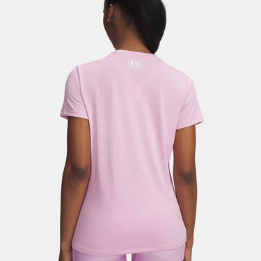 Under Armour UA Tech™ Twist Women's Short Sleeve (Pink Dawn/White) Size L