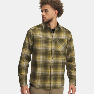 Under Armour Expanse Flannel Men's Shirt (Expedition Green/Canteen Green) Size L