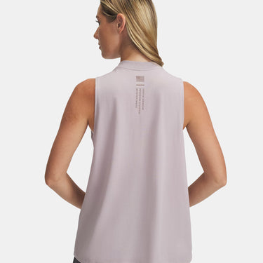 Under Armour UA Freedom USA Logo Women's Tank (Grey Dawn/Tetra Gray) Size L
