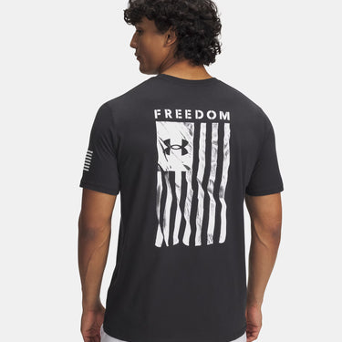 Under Armour Freedom Flag Men's T-Shirt (Black/White) Size L