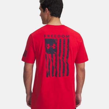 Under Armour Freedom Flag Men's T-Shirt (Red/Midnight Navy) Size XXL