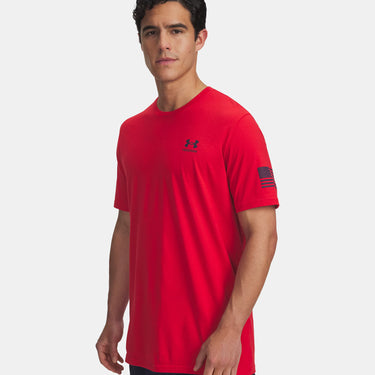 Under Armour UA Freedom Flag Men's T-Shirt (Red/Midnight Navy) Size XL