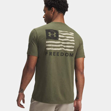 Under Armour UA Freedom Banner Men's T-Shirt (Marine OD Green/Black) Size L