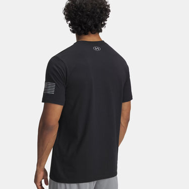 Under Armour UA Freedom Logo Men's T-Shirt (Black/Marine OD Green) Size M