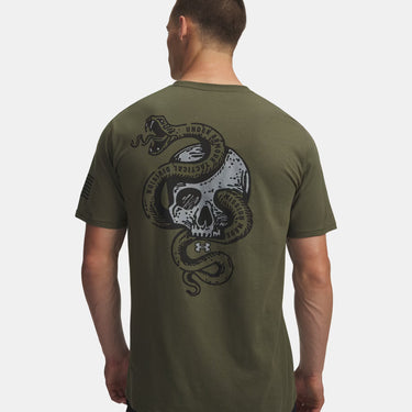 Under Armour Freedom Tactical Logo Men's T-Shirt (Marine OD Green/Black) Size XL