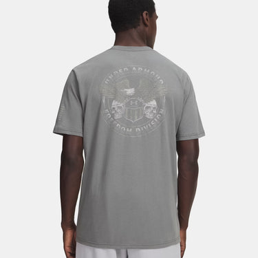 Under Armour Freedom Eagle Skull Men's T-Shirt (Clay Green/Titanium) Size M