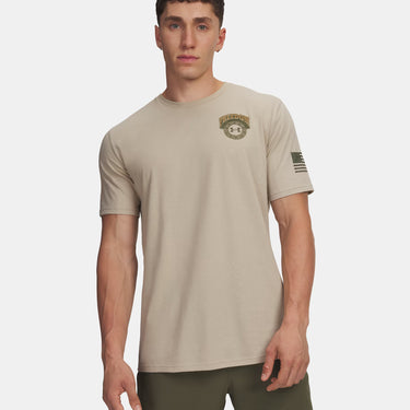 Under Armour Freedom Snake Men's T-Shirt (Desert Sand/Marine OD Green) Size XL