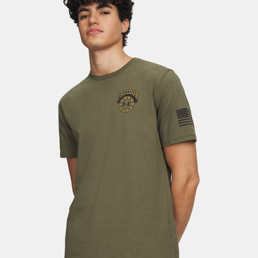 Under Armour Freedom Snake Men's T-Shirt (Marine OD Green/Black) Size L