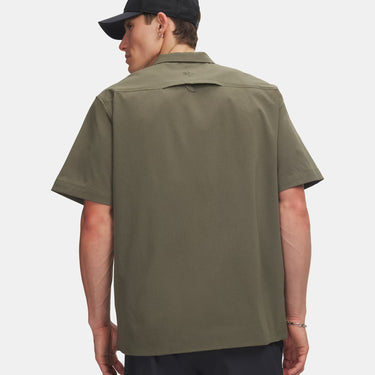 Under Armour Explor Airvent Woven Men's Short Sleeve (Marine OD Green) Size XL