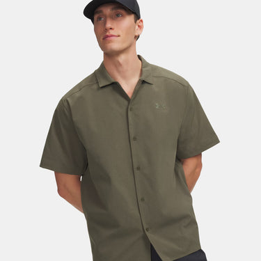 Under Armour Explor Airvent Woven Men's Short Sleeve (Marine OD Green) Size XL