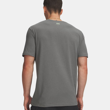 Under Armour Fish Logo Men's Short Sleeve (Clay Green/Lumos Lime) Size L