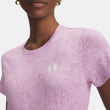 Under Armour UA Tech™ Pixelate Women's Short Sleeve T-Shirt (Pink Dawn/White) Size XL