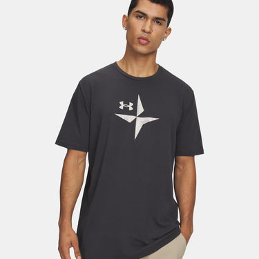Under Armour EXPLOR Graphic Men's Short Sleeve (Antrhacite/Summer White) Size M