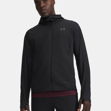 Under Armour Explor Offgrid Men's Full-Zip Hoodie (Black/Castlerock) Size L