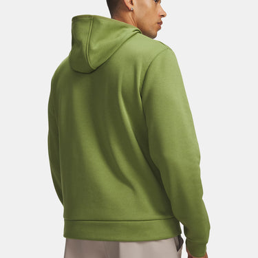 Under Armour Fleece® Wordmark Emboss Men's Hoodie (Warm Olive) Size M