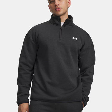 Under Armour Fleece® Twist Men's ¼ Zip (Black/White) Size L