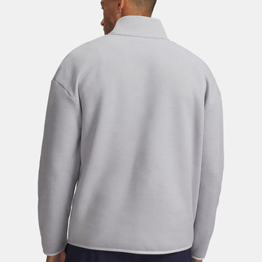Under Armour Fleece® Twist Men's ¼ Zip (Halo Grey/Black) Size L