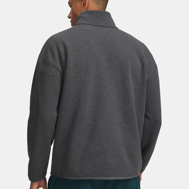 Under Armour Fleece® Twist Men's ¼ Zip (Castlerock/Black) Size L