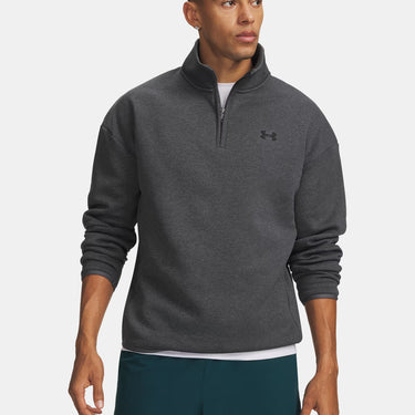 Under Armour Fleece® Twist Men's ¼ Zip (Castlerock/Black) Size L